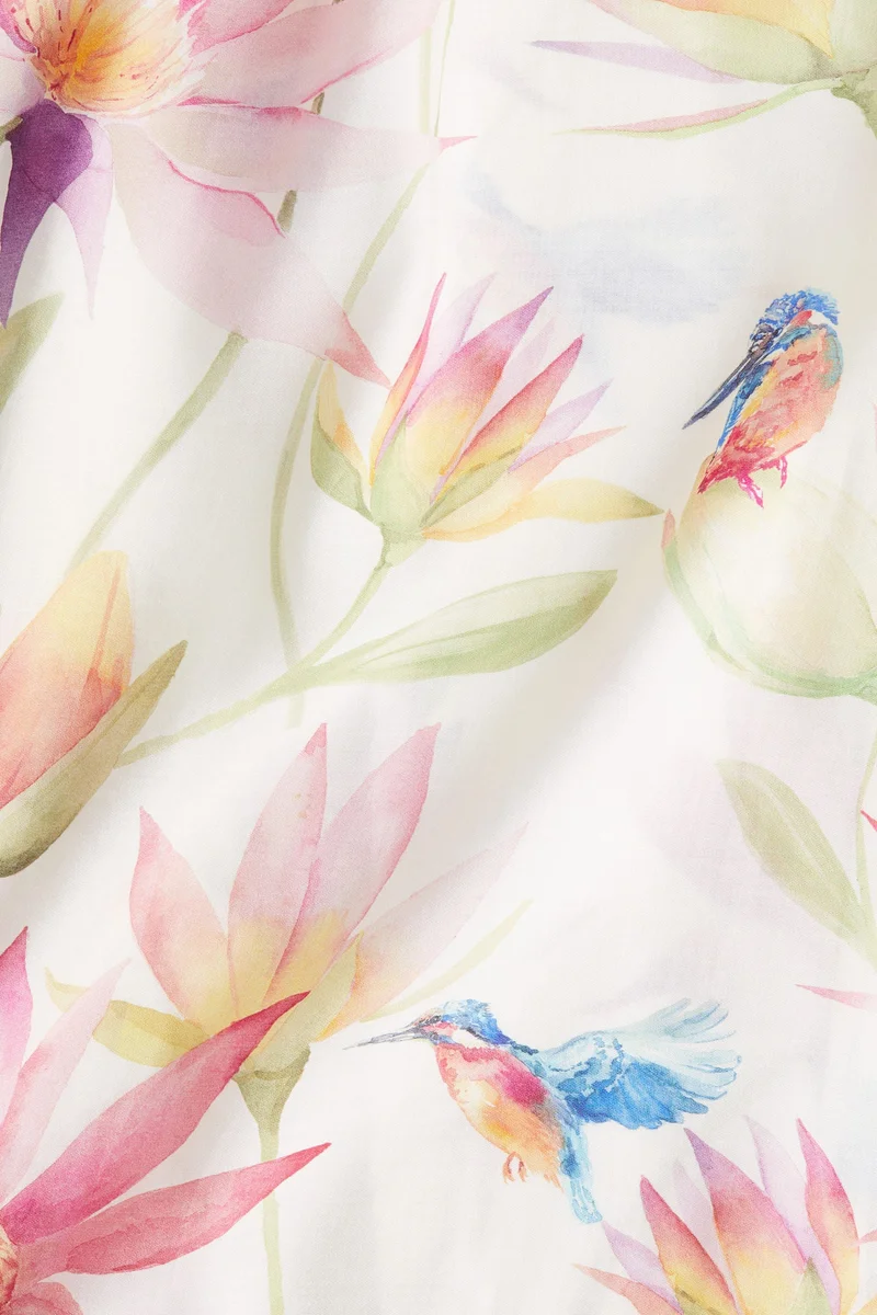 H&M Smocked-bodice strappy dress