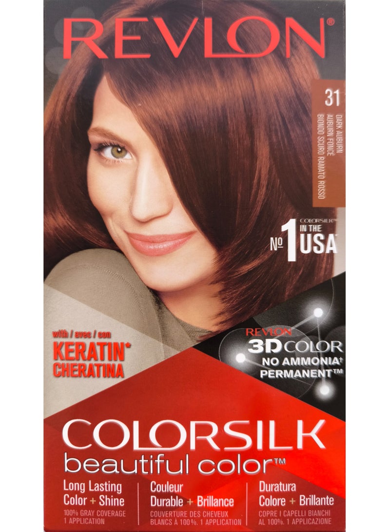 Revlon لون شعر ريفلون كولورسيلك #31 بني غامق - Image 2