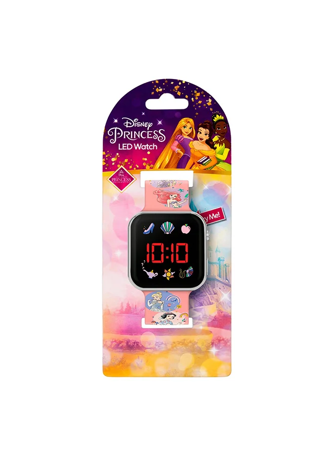 Disney Girls Digital Square Shape Plastic Wrist Watch - PN4398 - 35 Millimeter
