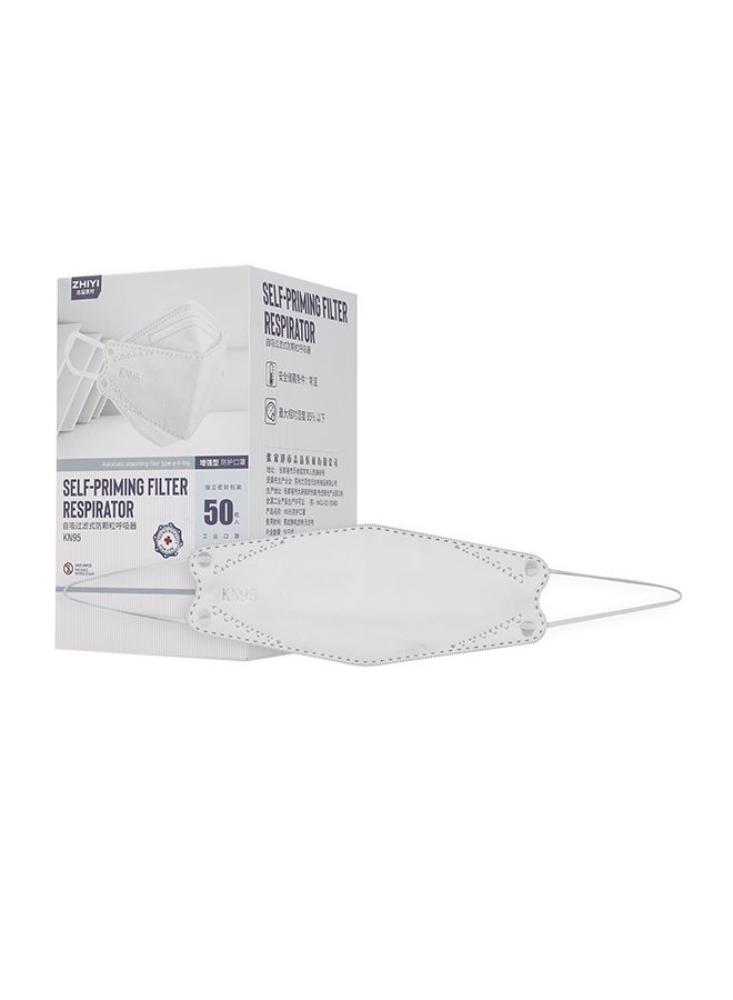 Alyashmac 50-Pieces Self Priming Filter Respirator Mask - Image 1