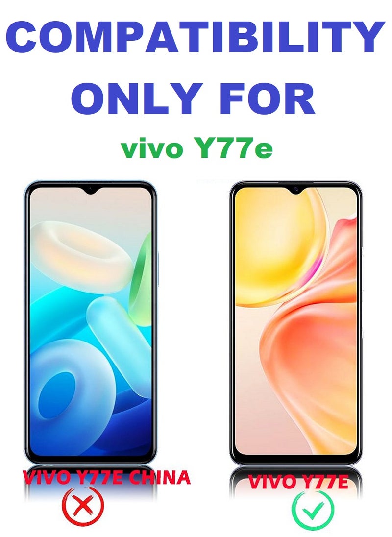 Super 2 Pieces Tempered Glass Screen Protector Anti-Spy Privacy Designed For vivo Y77e Full Screen Coverage And Bubble Free - Image 3