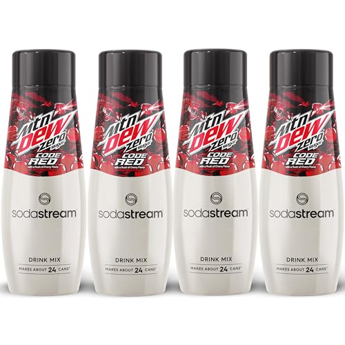 SodaStream سودا ستريم MTN ديو كود ريد مشروب خالي من السكر (440 مل، عبوة من 4) - Image 1