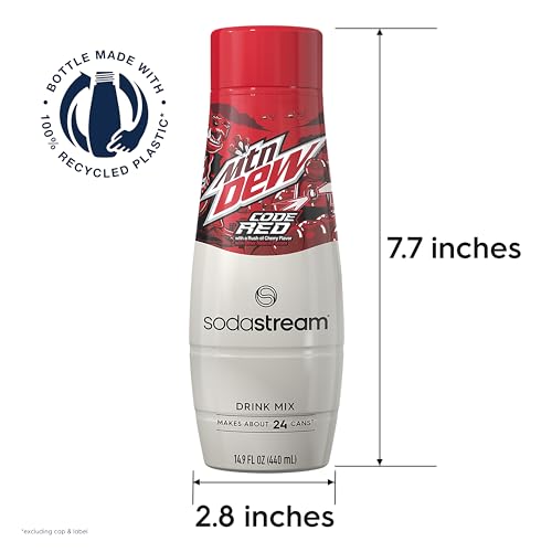 SodaStream سودا ستريم MTN ديو كود ريد مشروب خالي من السكر (440 مل، عبوة من 4) - Image 3