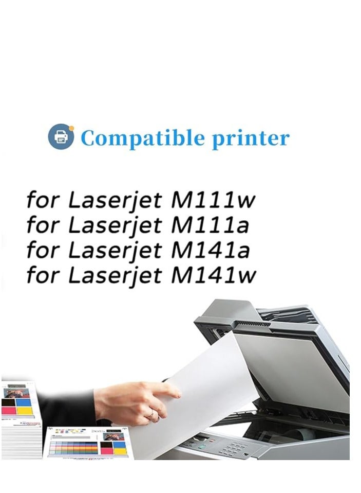 W1500A 150A Toner Cartridge with Chip Compatible for HP LaserJet M111w M111a M141a M141w Black  - Image 2