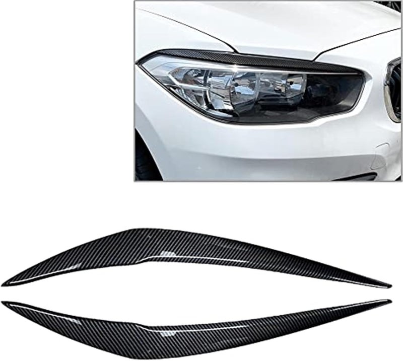 QASULER Carbon Fiber Headlight Eyelid Trim - Image 3