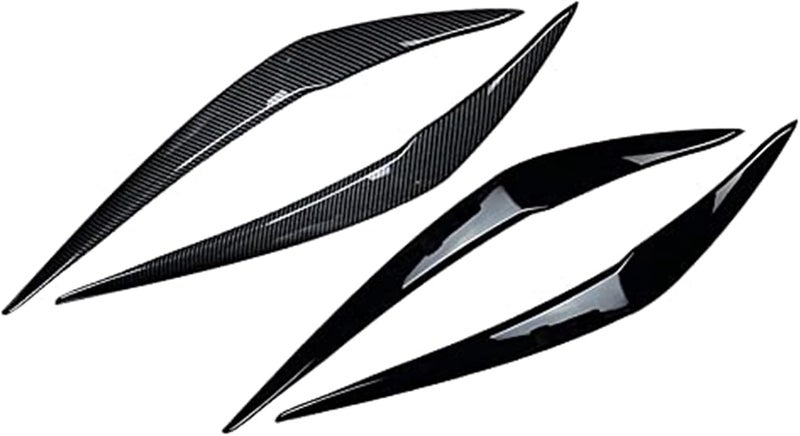QASULER Carbon Fiber Headlight Eyelid Trim - Image 2