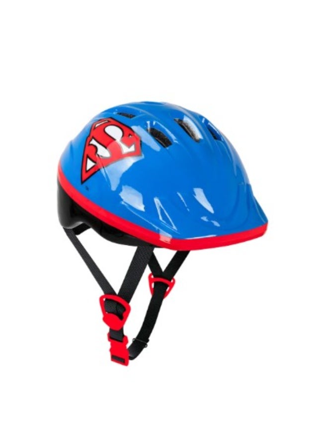 Spartan Superman Kids Helmet for Ages 36 | Medium Size 5052cm | DC Superhero Bike, Skate, and Scooter Safety Gear | Lightweight Shell with Air Vents | Adjustable Chin Strap | SP-9141 - Image 1