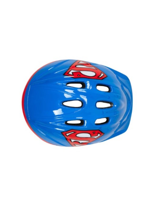 Spartan Superman Kids Helmet for Ages 36 | Medium Size 5052cm | DC Superhero Bike, Skate, and Scooter Safety Gear | Lightweight Shell with Air Vents | Adjustable Chin Strap | SP-9141 - Image 3