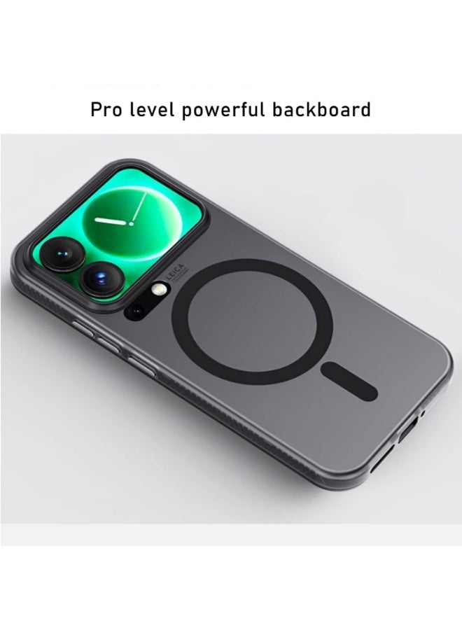 general Frosted Case Compatible with Xiaomi 17 Pro Max, Shock and Drop Resistant Cover with Magnetic Suction and Four Corner Built-in Airbags Cover for Xiaomi Mi 17 Pro Max - Image 3