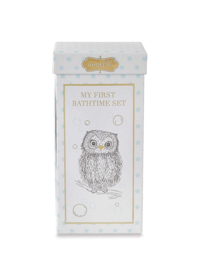 مد باي منشفة الاستحمام Mud Pie My First Bath من Mud Pie باللون الأزرق، مقاس متوسط - Image 2