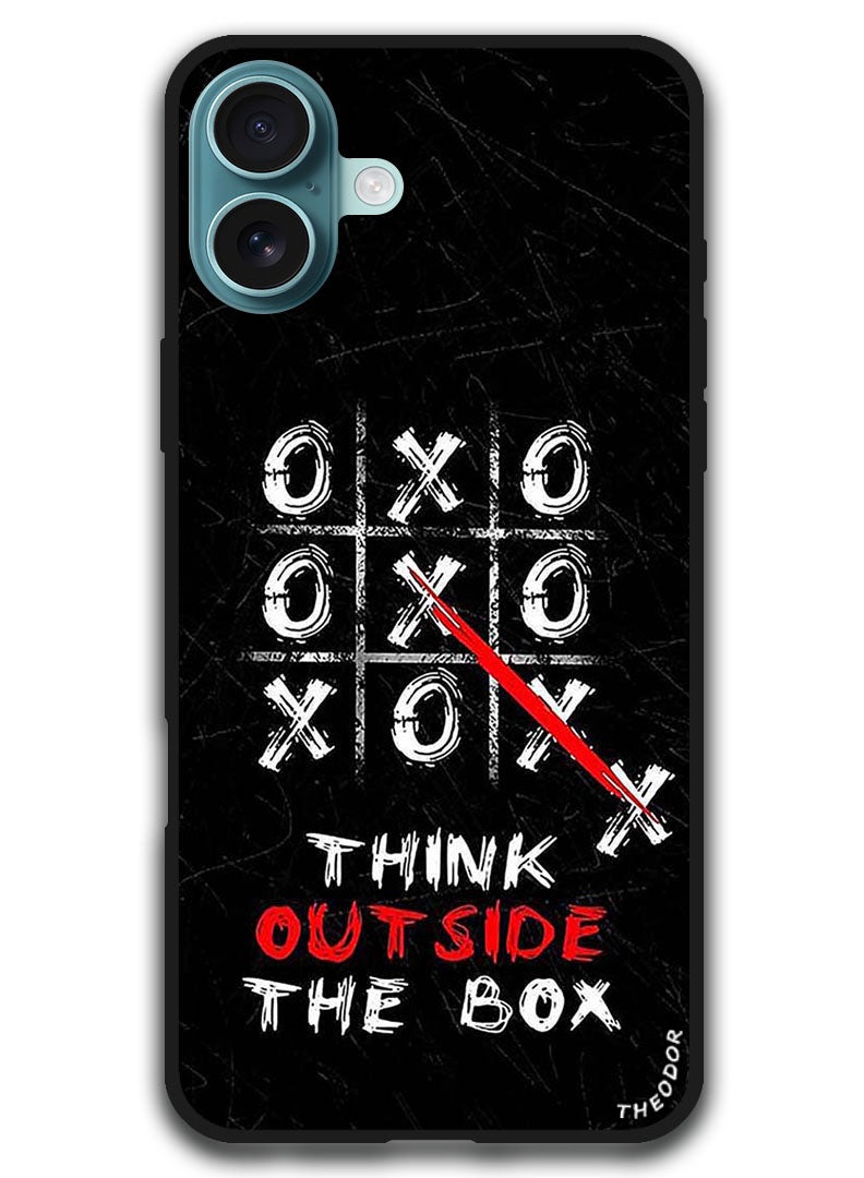 Theodor Protective Case Anti Scratch Shock Proof Bumper Cover For iPhone 16 (6.1)-inch Think out of the box - Image 1