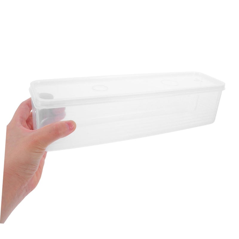 Airtight Plastic Food Storage Container Stackable Fridge Organizer For Freshness Preservation - Image 5
