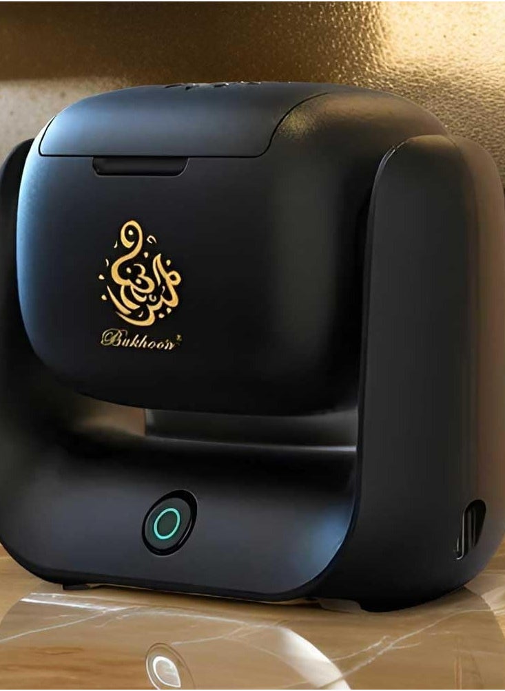 Smart Rotatable Bakhoor Incense Burner – 700°C Fast Heating, Rechargeable, Compact Cube Design with Auto Shutoff & Type-C Charging