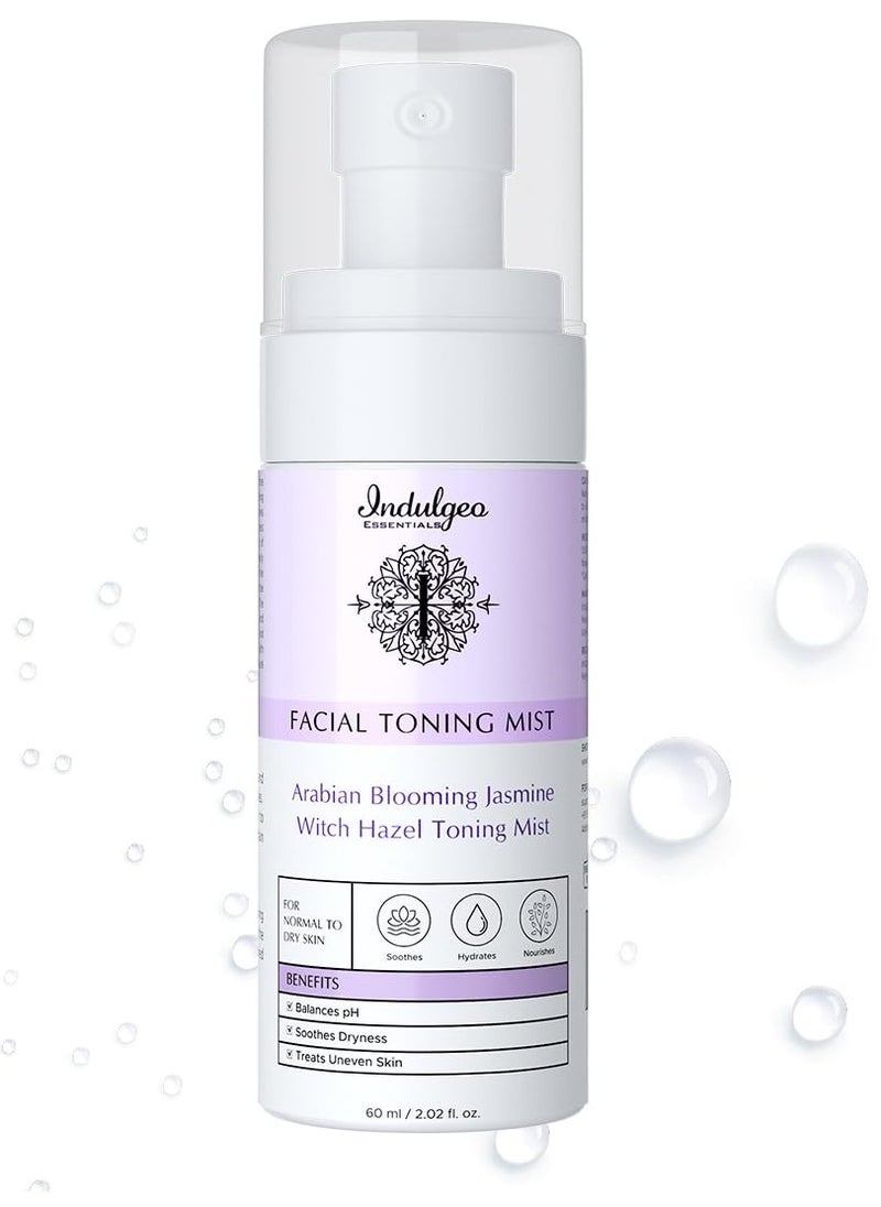 Indulgeo ESSENTIALS INDULGEO ESSENTIALS Arabian Blooming Jasmine Witch Hazel Facial Toner For All Skin Types 50ml  - Image 1