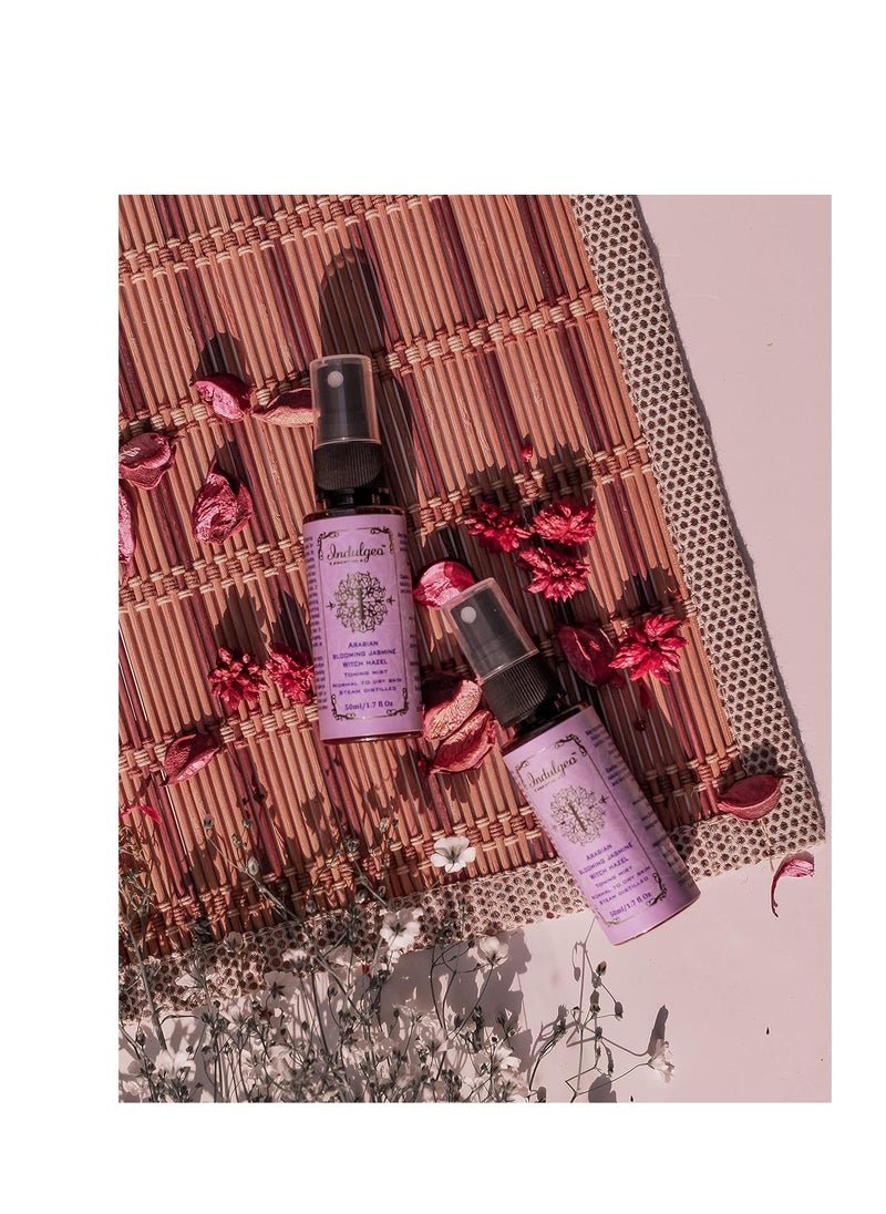 Indulgeo ESSENTIALS INDULGEO ESSENTIALS Arabian Blooming Jasmine Witch Hazel Facial Toner For All Skin Types 50ml  - Image 5