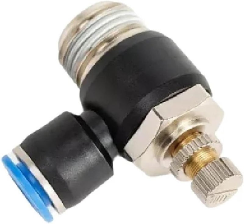 5/10PCS SL Model Quick Connections Pneumatic couplings M5 Throttle Valve 1/8" 1/4" 3/8" 1/2" 4 6 8 10 12mm(SL6-M5,10pcs) - Image 3