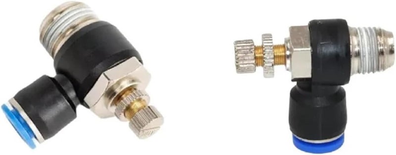 5/10PCS SL Model Quick Connections Pneumatic couplings M5 Throttle Valve 1/8" 1/4" 3/8" 1/2" 4 6 8 10 12mm(SL6-M5,10pcs) - Image 2