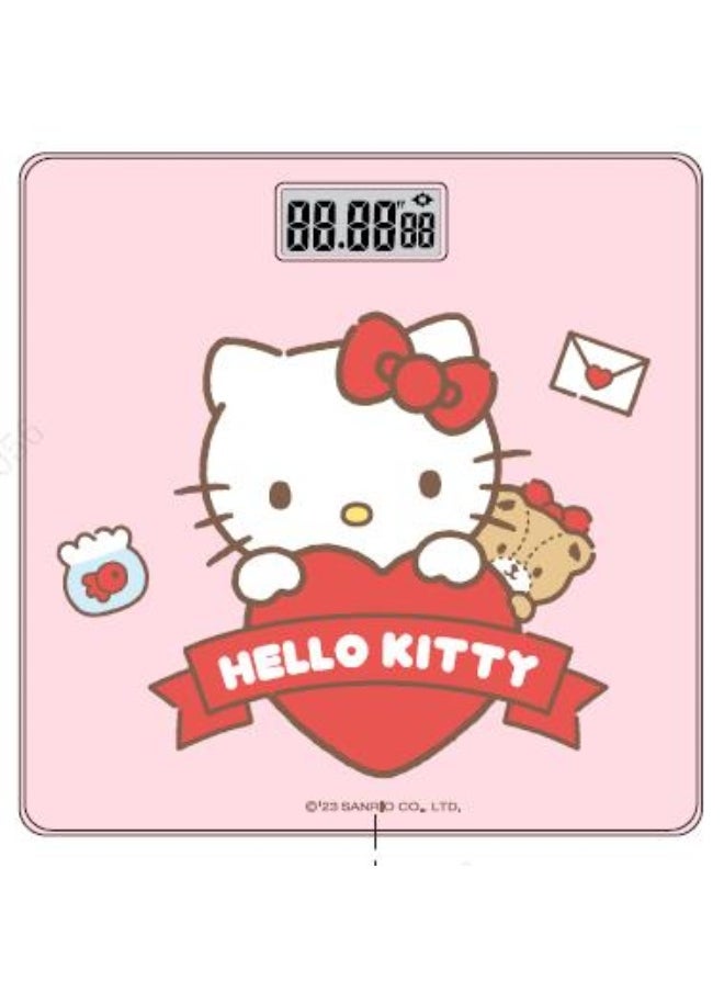 Miniso Track your health with this Hello Kitty-themed digital body weight scale made with tempered glass. 