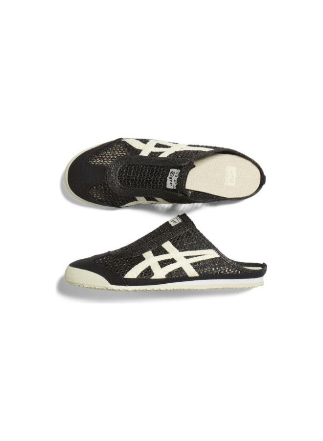 Onitsuka Tiger Onitsuka Tiger MEXICO 66 SABOT Summer Casual Slide Sandals - Black/White  - Image 4