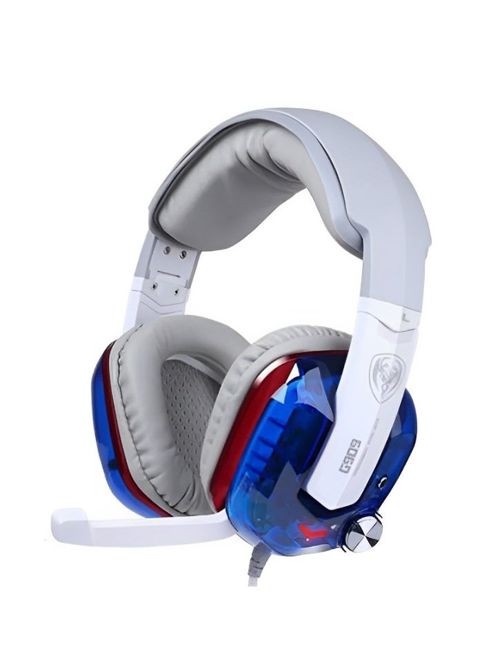 Somic Wired gaming headset G909  , comfort and fashion  for wearers , computer gaming headset with microphone used in daily life, headset that can bring you the most comfortable advantage , Both the appearance and the sound quality are very pleasing, and it also provides stereo sound quality and clear calls, long hard microphone with high sensitivity guarantees the quality of chatting. 