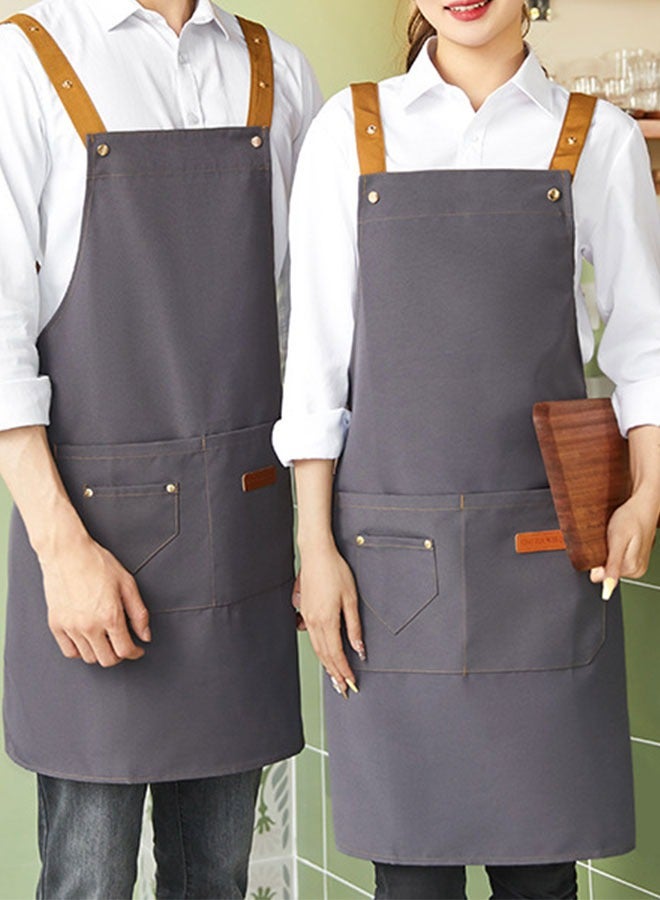 Waterproof And Oil-Proof Apron For Men And Women, 74x68 Cm Kitchen Apron - Image 1