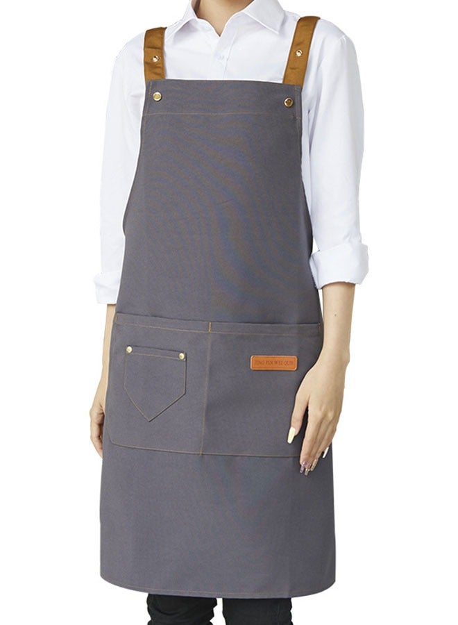 Waterproof And Oil-Proof Apron For Men And Women, 74x68 Cm Kitchen Apron - Image 2