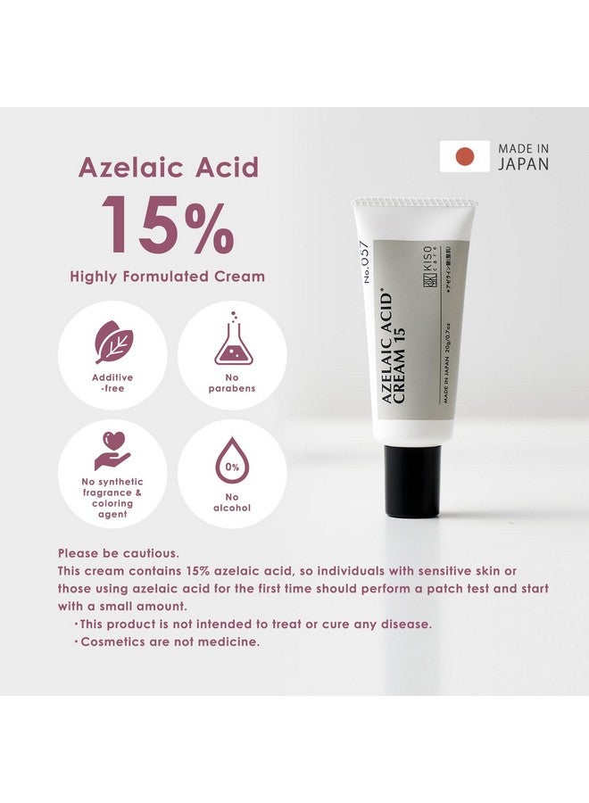 Azelaic Acid 15% Cream Hyaluronic Acid X Squalane X Cica Balancing Cream Az 0.7 Oz (20 G)