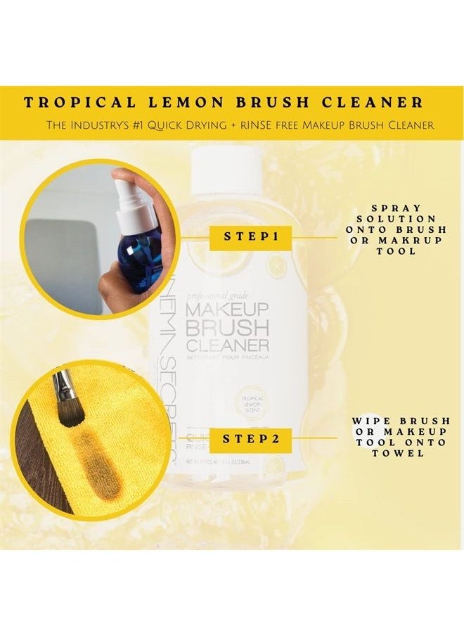 Cinema Secrets Cinema Secrets Professional Makeup Brush Cleaner, Lemon (2oz Spray)  - Image 1