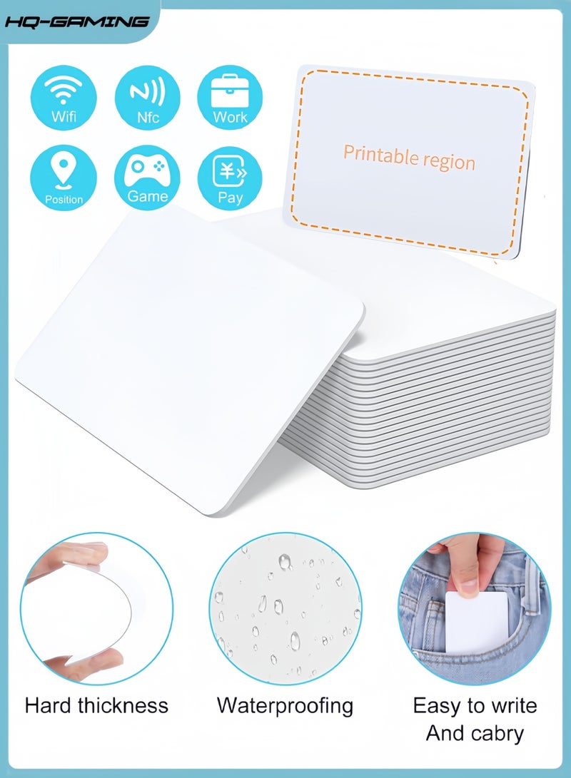 NFC Tags NTAG215 NFC 215 Cards, 504 Bytes Memory NFC Business Card Blank NFC Cards Ntag215 NFC Chip for NFC Phone and Device Writeable Programmable - Image 1