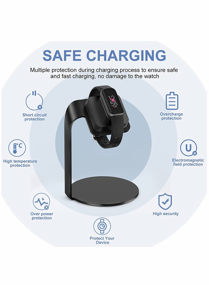 SOLARAE Replacement USB Charging Dock Stand for Fitbit Luxe/Fitbit Charge 5 - Charger Cable for Fitbit Charge 5 and Luxe, Convenient Charging Solution. - Image 2