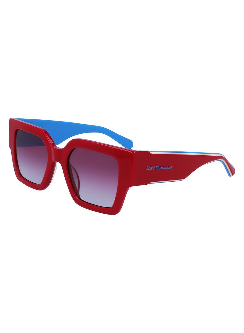 Calvin Klein Jeans Full Rim Acetate Square Calvin Klein Jeans Sun Ckj22638S 5121 (679) Cherry - Image 1