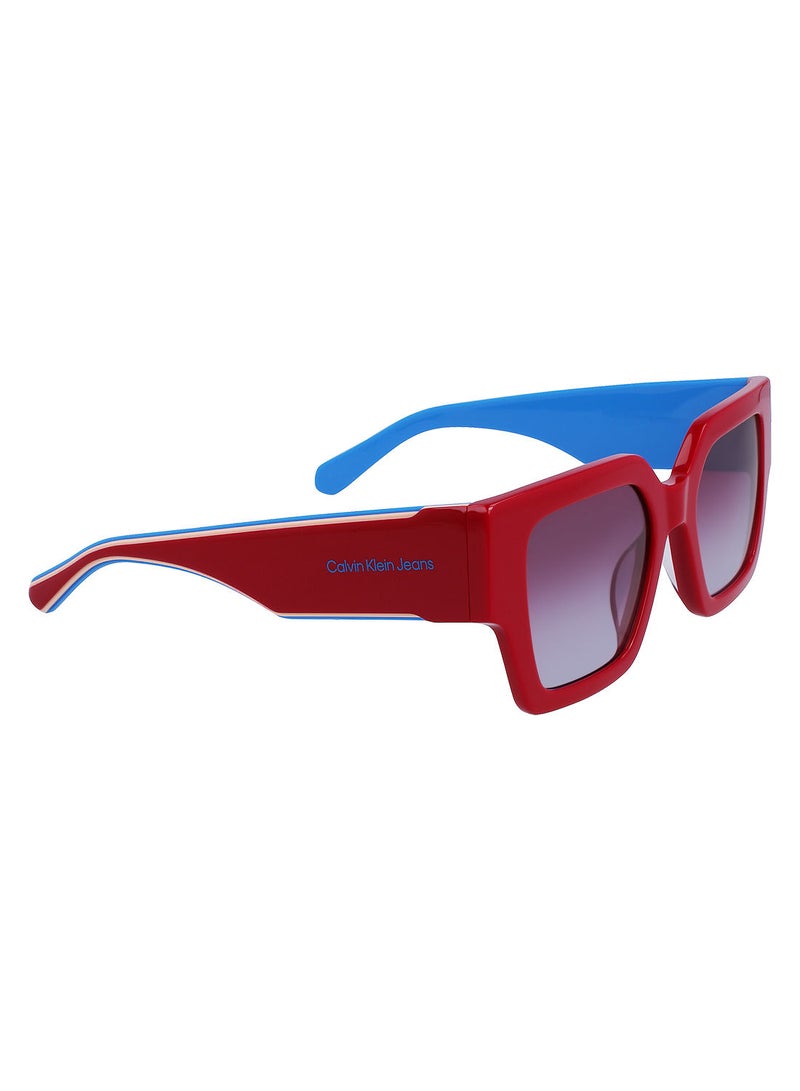 Calvin Klein Jeans Full Rim Acetate Square Calvin Klein Jeans Sun Ckj22638S 5121 (679) Cherry - Image 2