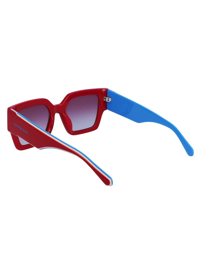 Calvin Klein Jeans Full Rim Acetate Square Calvin Klein Jeans Sun Ckj22638S 5121 (679) Cherry - Image 3