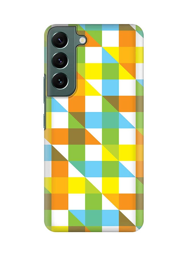 Stylizedd Case for Samsung Galaxy S22+ 5G Slim Snap Classic Series Shield Matte Finish Print - Summer Flannel - Image 1