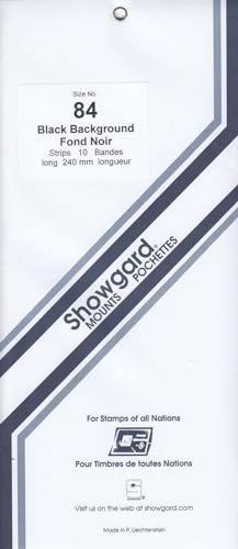 Showgard Strip Style Black Stamp Mounts Size 84 - Image 4