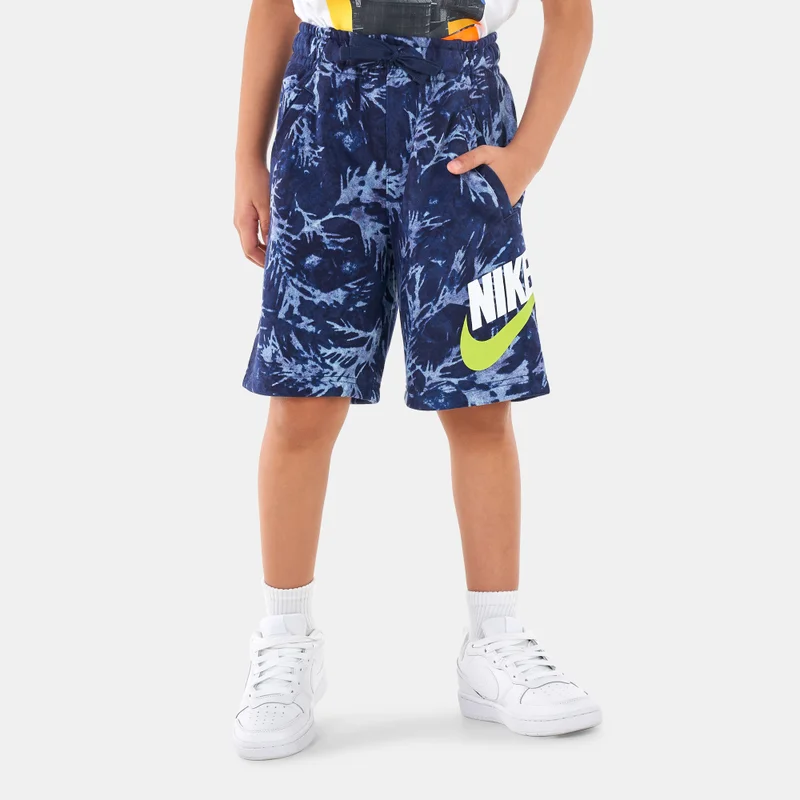 Nike Kids' Sportswear Washed Allover Print Shorts (Older Kids)