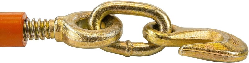 VULCAN Load Binder with 2 Grab Hooks - Ratchet Style - 5 Pack - 2,600 Pound Safe Working Load - Image 3
