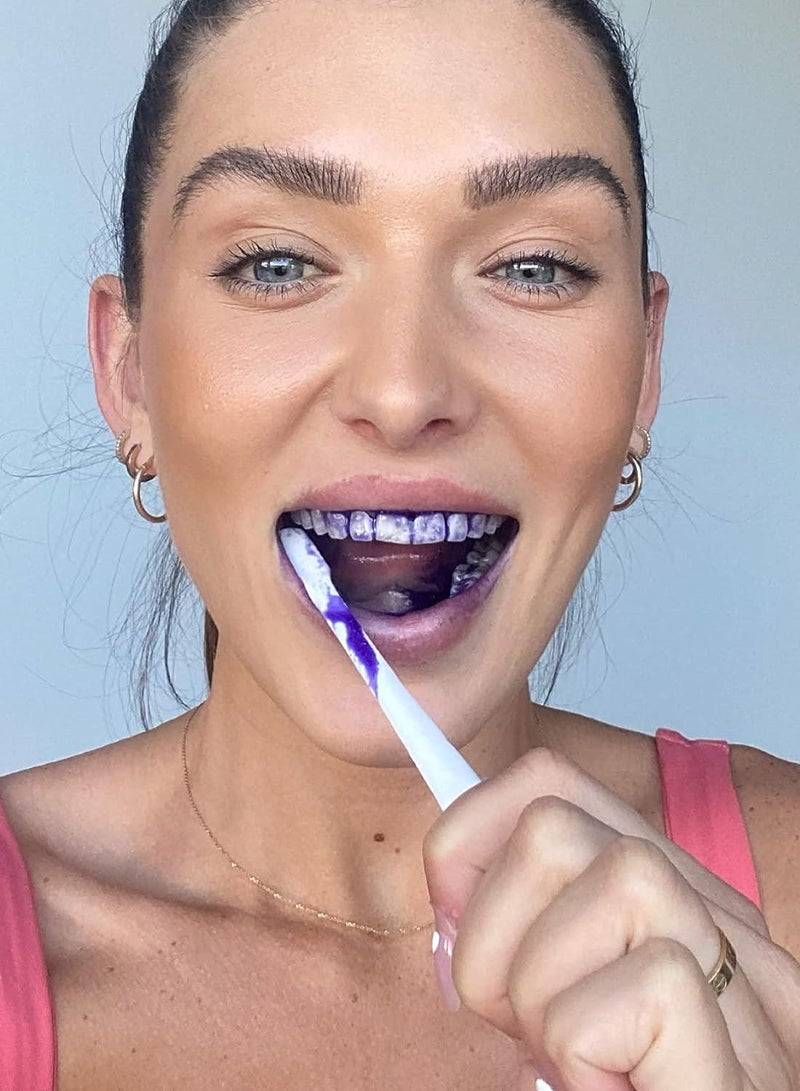 HiSmile Teeth Color Corrector, Purple Teeth Brightening Toothpaste, Remove Stains, Teeth Brightening Purple Toothpaste, Remove Coffee, Stains, Yellow Teeth (30ml） - Image 5