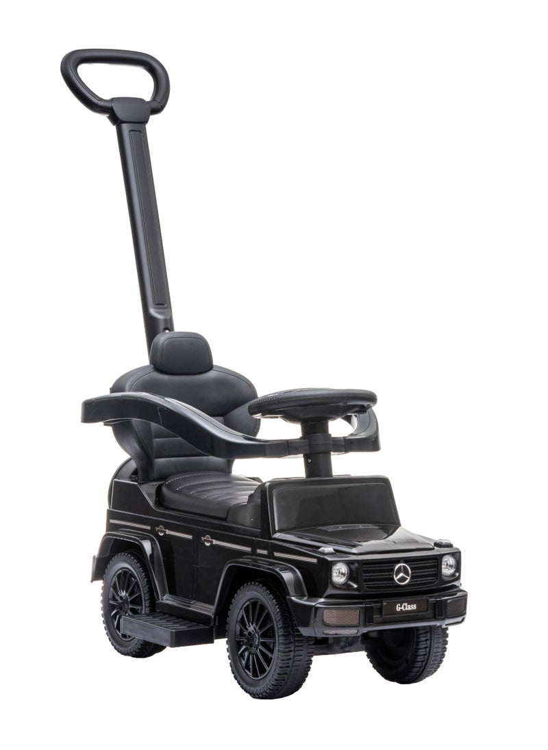 Mercedes-Benz Lovely Baby Mercedes-Benz Push Car for Kids LB 3388H, Ride-on w/ Handlebar, Storage, Comfortable Foot-Rest, Age 1-3 Yrs - Black  - Image 3