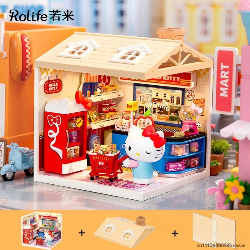 رولايف مجموعة مكعبات بناء Rolife Family Music Box Series Building Blocks Ferris Wheel Assembly Model Ornament Gift, DWL06 combination 0993562 - Image 1