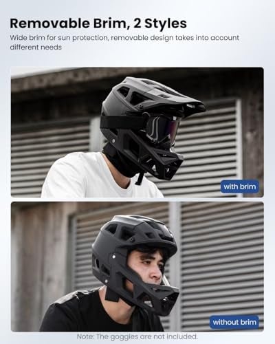 ILM Adult Mountain Bike Helmet Men & Women Full Face Lightweight BMX MTB Helmet ASTM CPSC CE Certified Cycling Model ZL-B068 (MB, Large) - Image 4