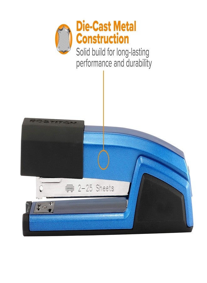 Bostitch Office Epic Metal 3 in 1 Stapler, 25 Sheet Capacity, Includes 210 Staples in Staple Storage Compartment & Integrated Remover, - Image 2