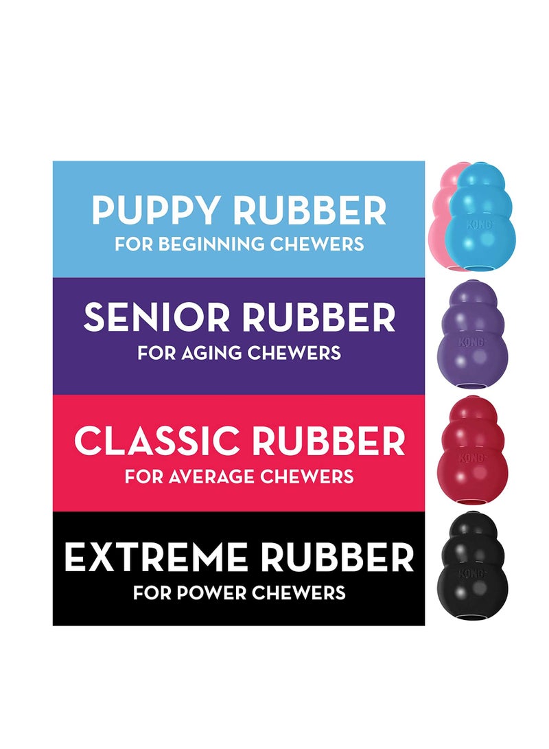 Kong Classic Durable Natural Rubber Dog Toy – Iconic Chew, Chase  Fetch Design for Mental Enrichment and Instinct Satisfaction – Long-Lasting Red Rubber with Treat-Stuffing Capability - Image 3