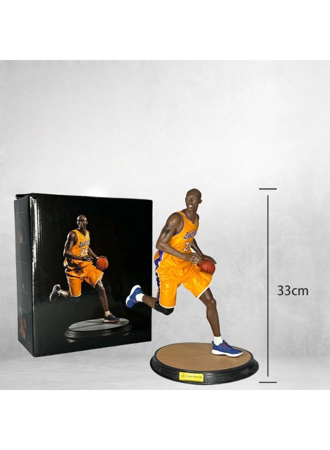 NBA Black Mamba star basketball player Kobe Kobe NBA No. 24 desktop decoration character model collection decoration toy gift for family and friends - Image 3