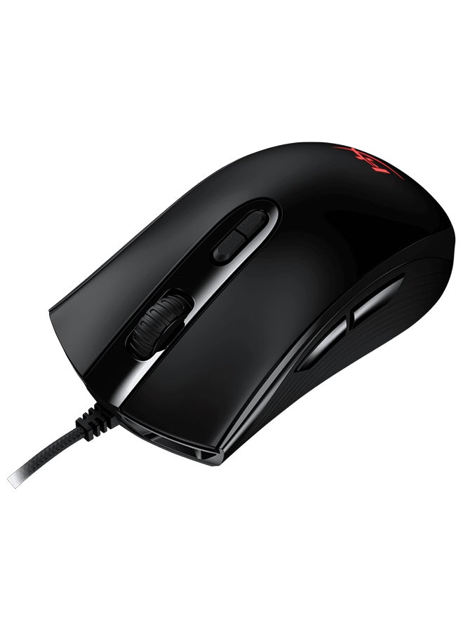 HYPERX Pulsefire Core RGB Gaming Mouse, RGB Light Effects, Pixart 3327 Sensor up to 6,200 DPI, 7 Programmable Buttons, Comfortable Symmetric Design, Black | 4P4F8AA - Image 3