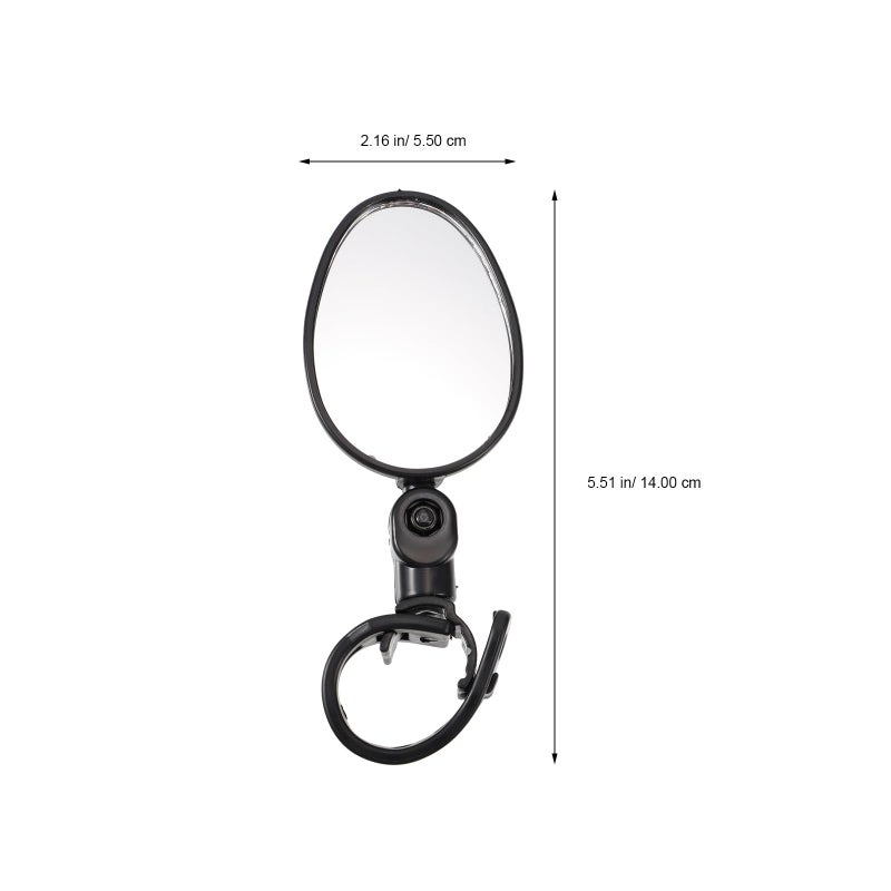 Universal Bike Rearview Mirror 2pcs Wide Angle Handlebar Mirror for Mountain Road Bikes Cycling Safety - Image 3