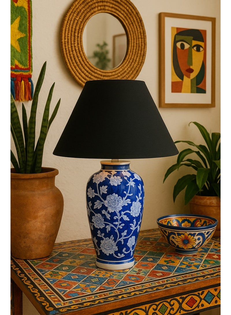 Roza lighting Bleu Blanc Dos

 Table Lamp - Image 2