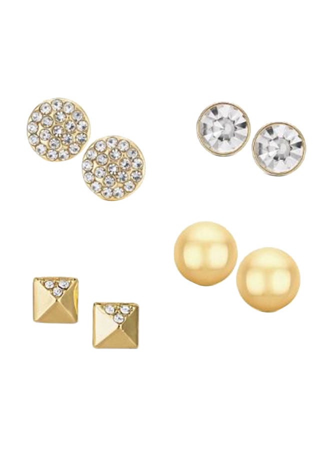 BUCKLEY LONDON - Gold 4Pcs Earring Pack - Image 1
