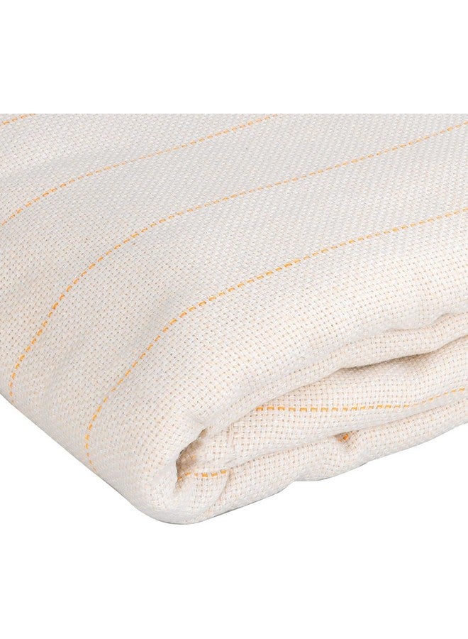 SENENQU 82" X 118" Primary Tufting Cloth With Marked Lines Premium Monks Cloth Punch Needle Cloth Needlework Fabric For Tufting Gun, Rug-Punch, Punch Needle, Tuft Word Art Embroidery Crafts Favors  - Image 1