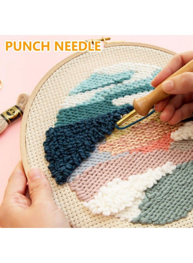 SENENQU 82" X 118" Primary Tufting Cloth With Marked Lines Premium Monks Cloth Punch Needle Cloth Needlework Fabric For Tufting Gun, Rug-Punch, Punch Needle, Tuft Word Art Embroidery Crafts Favors  - Image 2